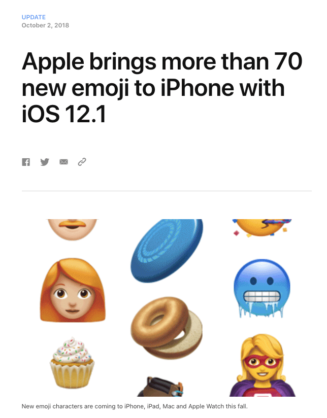 Apple Adds New Emoji