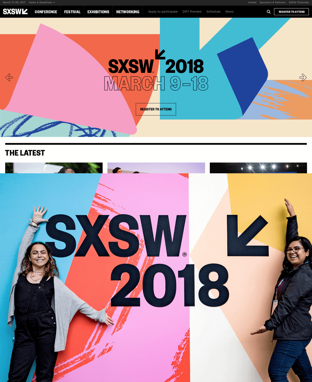 SXSW 2018 Rebrand