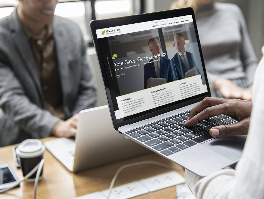 Web Design for Law Firm Nichols Kaster