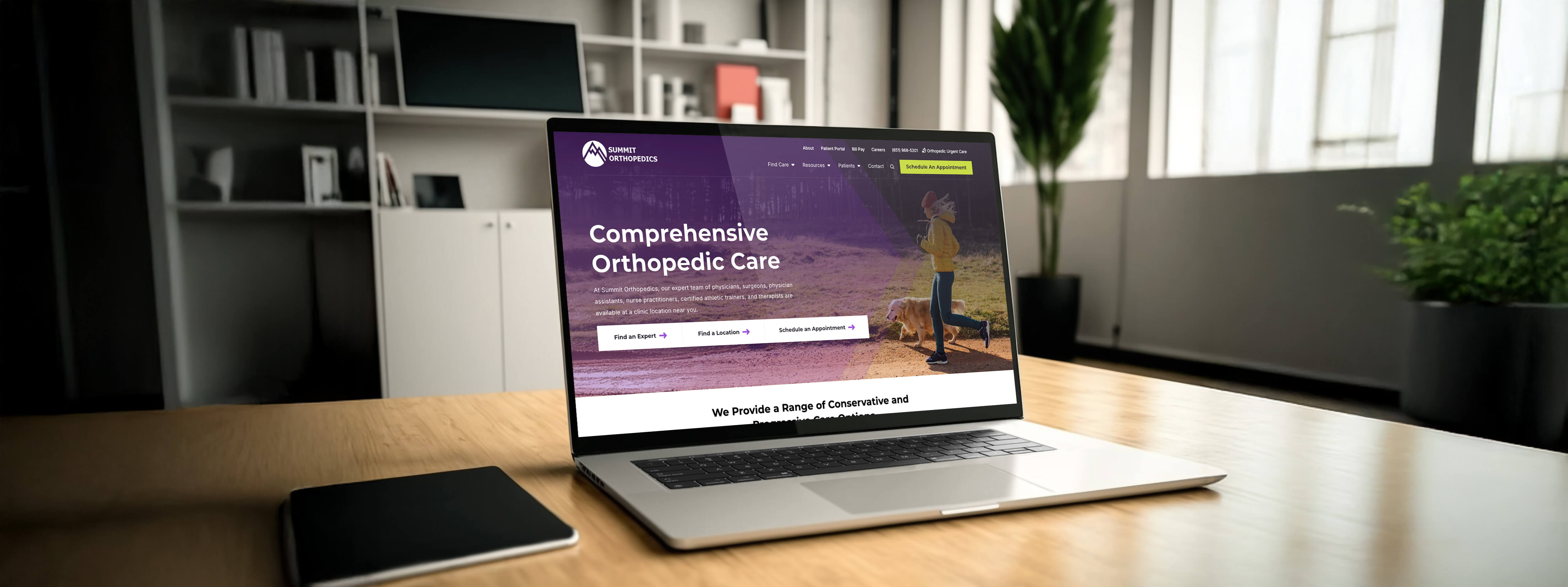 Website Design for Summit Orthopedics