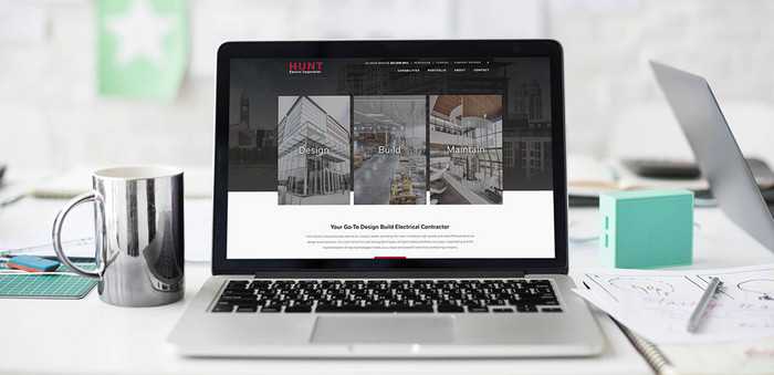 Hunt Electric Website Design
